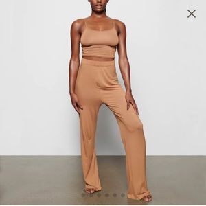 SKIMS BNWT Copper sleep cami and sleep pant, size S